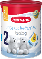 Смесь молочная сухая Semper Nutradefense Baby (Сэмпер Нутрадефенс Бэби) 2 адаптированная, 400 г
