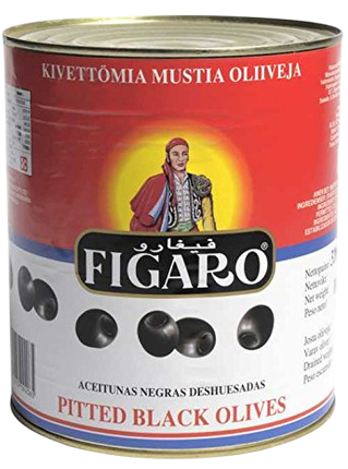 Оливки Черные без косточки, 3 кг (масса продукта 1,5 кг)