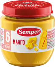 Пюре фруктовое Манго без сахара с 6 месяцев, 125 г