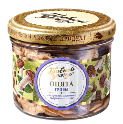 Опята маринованные стерилизованные, 200 г (масса продукта 100 г)
