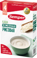 Каша Semper (Сэмпер) безмолочная Рисовая, 180 г