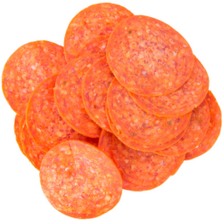 Колбаса пепперони топпинг сырокопченая полусухая замороженная нарезка, 1 кг