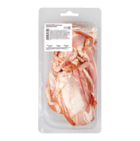 Бекон для солянки сырокопченый нарезка, около 0,4 кг