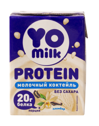 Коктейль молочный со вкусом «Пломбир» 1,5%, 200 мл