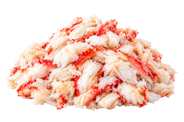Краб камчатский салатное мясо варено-мороженый, 500 г