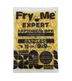 Картофель фри (FT9) С Панировкой Exspress 9х9, 2,5 кг