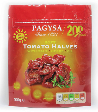 Вяленые томаты с маслом и ТРАВАМИ мягкие SOFT,100 г