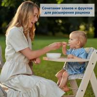 Каша сухая молочная пшеничная с овсяными хлопьями и пребиотиками 