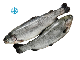 Форель (тушка) радужная потрошеная с головой мороженая, около 5-6 кг