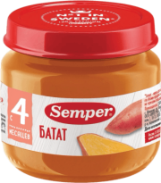 Пюре Semper (Сэмпер) Батат, 80 г