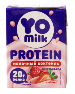 Коктейль молочный со вкусом «Клубника» 1,5%, 200 мл