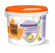 Майонез  традиционный 67%, 10 л/ 9,4 кг 
