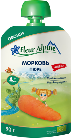 Пюре морковь, 90 г