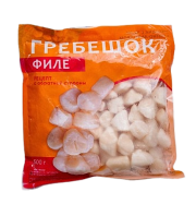 Гребешок замороженный без икры IQF, 40/60, 500 г