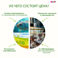 Пюре Лапша с морской рыбой и овощами в сливочном соусе, 190 г