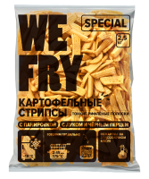 Картофельные Стрипсы с панировкой с луком и черным перцем (FMB21) быстрозамороженные Special We Fry, 2,5 кг