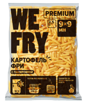 Картофель фри с панировкой 9х9 мм (S04) Premium We Fry, 2,5 кг