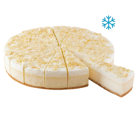 Пирог сырный Чизкейк Кокос и Миндаль замороженный, 1,92 кг (16 порций)