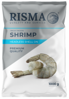 Креветки ваннамей без головы в панцире мороженая 21/25, 1 кг