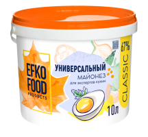 Майонез универсальный 67%, 10 л/ 9,4 кг