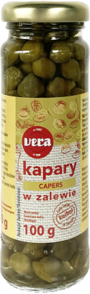 Каперсы в маринаде пастеризованные, 100 г (масса продукта 60 г)