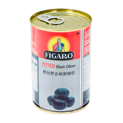 Оливки Черные без косточки, 400 г (масса продукта 170 г)