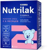 Смесь молочная сухая Nutrilak Premium (Нутрилак Премиум) 2 адаптированная, 300 г