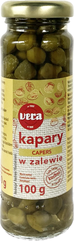 Каперсы в маринаде пастеризованные, 100 г (масса продукта 60 г)