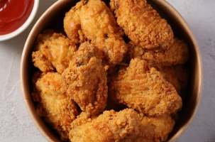 Крылья в панировке обжаренные замороженные (острые), 2 кг