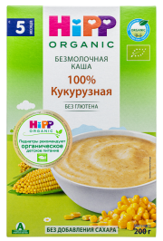 Каша HiPP (Хипп) безмолочная Кукурузная, 200 г