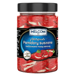 Вяленые томаты с мягким сыром в масле Helcom ст/б, 270 г (масса продукта 150 г)