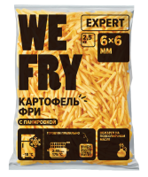 Картофель фри с панировкой 6х6 мм (FMS6) быстрозамороженный Expert We Fry, 2,5 кг
