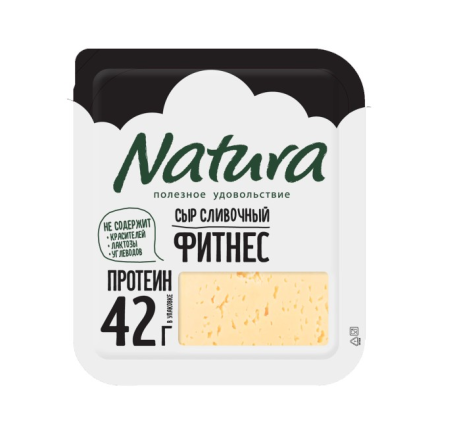 Сыр Cливочный Фитнес нарезка, 150 г