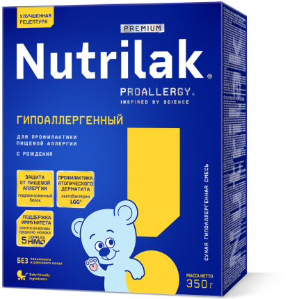 Смесь сухая Nutrilak Premium (Нутрилак Премиум) Гипоаллергенный, 350 г
