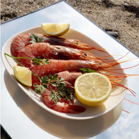 Креветка красная с головой в панцире L1, 2 кг