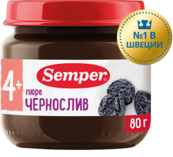 Пюре детское чернослив, 80 г