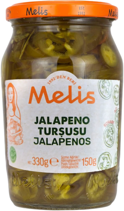 Перец Халапеньо маринованный резаный, 370 мл/330 г (масса продукта 150 г)