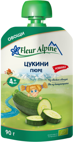 Пюре Fleur Alpine (Флер Альпин) Цукини, 90 г