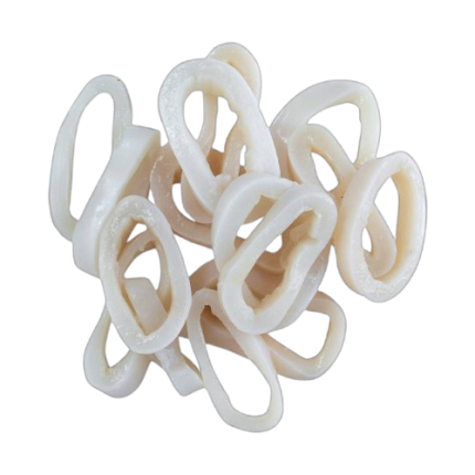 Кальмара кольца 4 - 9 см IQF, 1кг