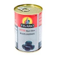 Оливки Черные без косточки, 400 г (масса продукта 170 г)