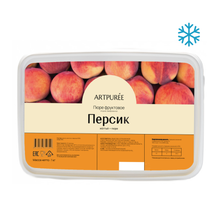 Пюре Персик замороженное, 1 кг