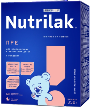 Смесь молочная сухая Nutrilak Premium (Нутрилак Премиум) ПРЕ, 350 г 