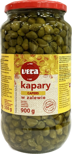 Каперсы в маринаде пастеризованные, 900 г (масса продукта 550 г)