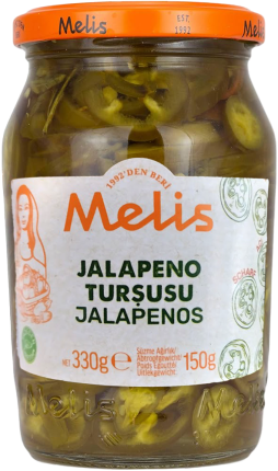 Перец Халапеньо маринованный резаный, 370 мл
