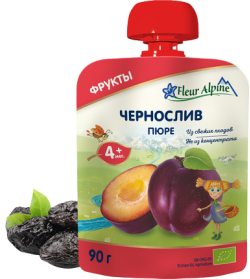 Пюре Fleur Alpine (Флер Альпин) Чернослив, 90 г 