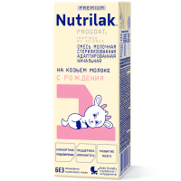 Смесь молочная Nutrilak Premium (Нутрилак) 1 на козьем молоке адаптированная стерилизованная, 200 мл