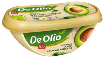 Крем на растит. маслах (Вега-масло) со вкусом ЛАЙМА и маслом Авокадо (подходит для постного меню) 220 г