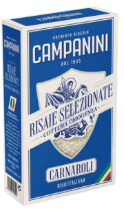 Рис Карнароли шлифованный длиннозерный, 500 г