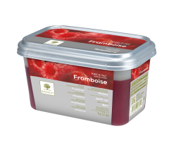 Замороженное пюре из фруктов с добавлением сахара Малина, 1 кг