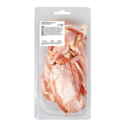 Бекон для солянки сырокопченый нарезка, около 0,4 кг